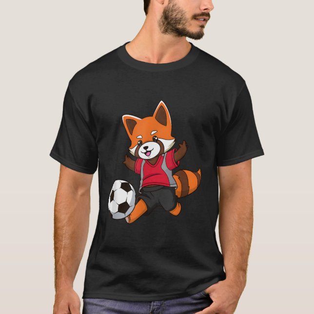 T-shirt Football Red Panda (Devant)