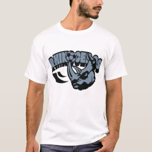 T-shirt football rhinoceros logo sport animal feroce 1