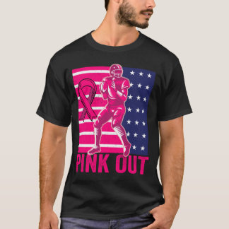 T-shirt Football rose pour la sensibilisation au cancer du