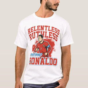T-shirt Football sans merci de Ronaldo impitoyable