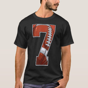 T-shirt Football Septième 7ème anniversaire garçon 7 ans O