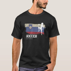 T-shirt Football Slovénie Drapeau Football Femme Football