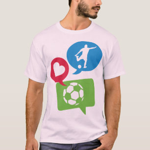 T-shirt football soccer bulle love bubble 1