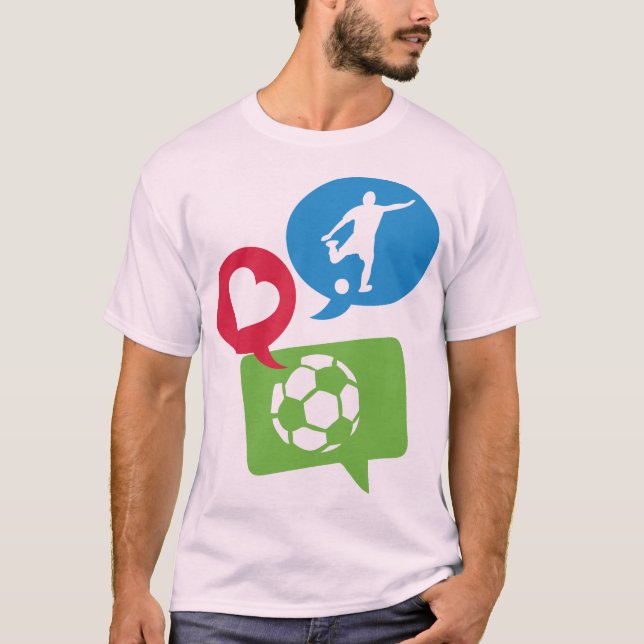 T-shirt football soccer bulle love bubble 1 (Devant)