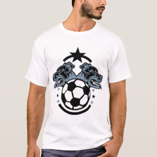 T-shirt football soccer chien dog logo club Hund perro can