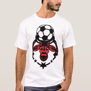 T-shirt football soccer taureau bulls Stier toro tyr logo