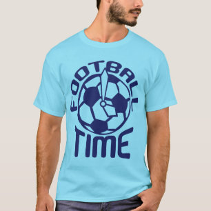 T-shirt football time citation humour ballon sport