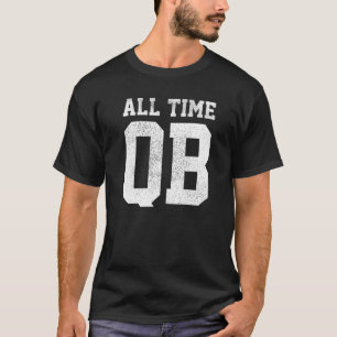 T-shirt Football tout le temps QB Quarterback Enfants garç