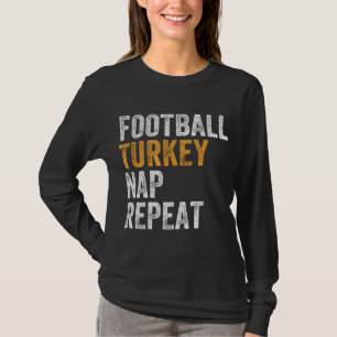 T-shirt Football Turquie Nap Répéter Jour de la Jambe Drôl