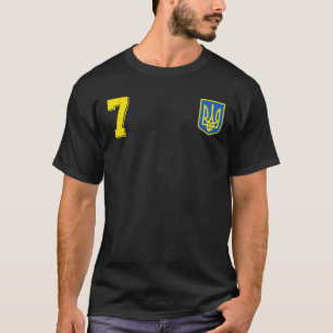 T-shirt Football Ukraine rétro Jersey Ukrayina Football