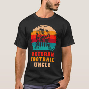 T-shirt Football Vintage vétéran de football américain