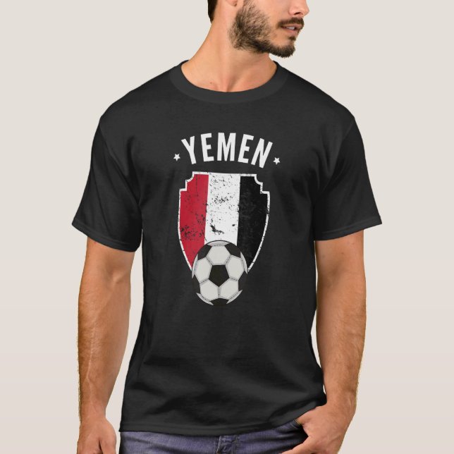 T-shirt Football Yéménite Football Yéménite Fierté Racine (Devant)