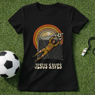 T-shirt Footballeur chrétien gardien de but
