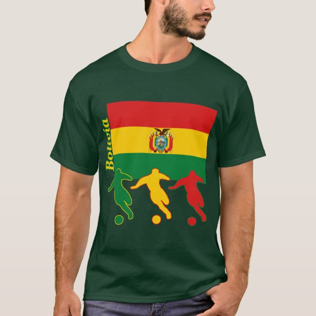 T-shirt Footballeurs - Bolivie (Devant)