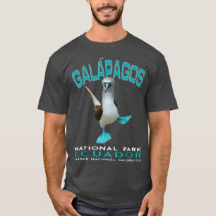 T-shirt Footed bleu de Galapagos