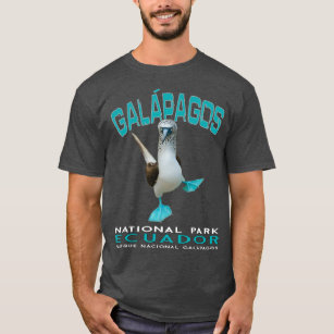 T-shirt Footed bleu de Galapagos