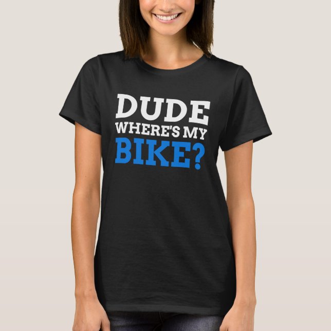 T-shirt For A Cyclist &  Mountain Biker (Devant)
