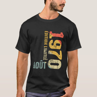 T-shirt For August 1970 Year 1970 1970 Since 1970 1970