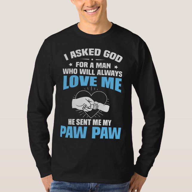 T-shirt For Granddaughter Grandson From Paw Paw (Devant)