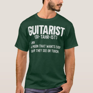T-shirt For Guitarist & Musician, Music & Bass FanAcoustic