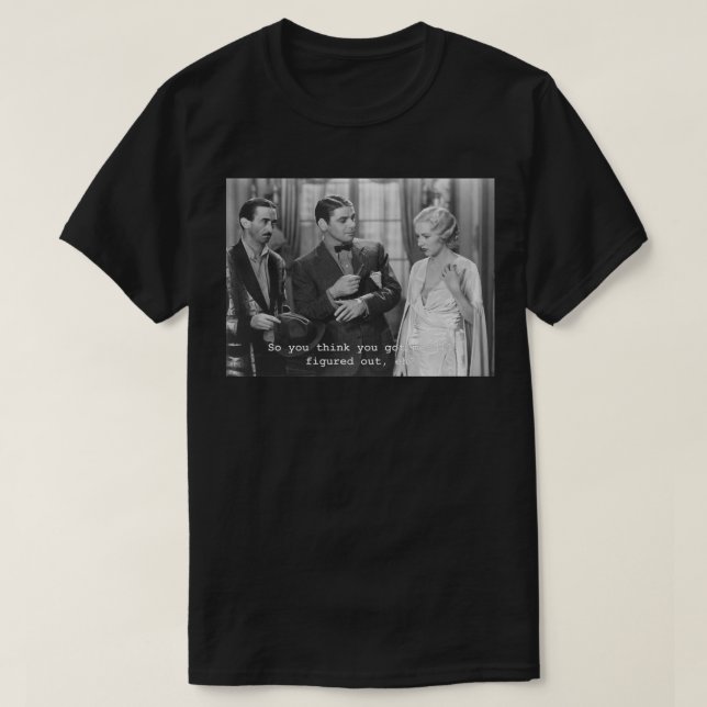 T-shirt For Mens Womens Barbara Actress Stanwyck Awesome F (Design devant)