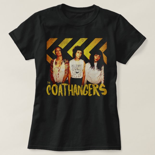 T-shirt For Mens Womens The Coathangers Band Punk Garage R (Design devant)