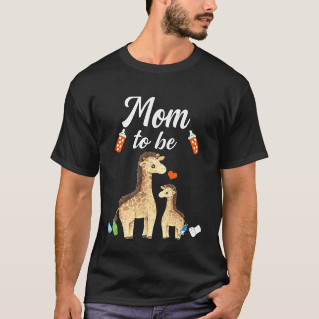 T-shirt for Women Trendy Summer for Mama to be Mothers Day (Devant)