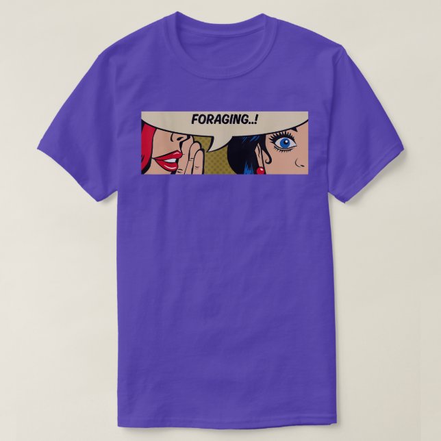 T-shirt Foraging - Femme Whispering - Forage - Comic T-Shi (Design devant)