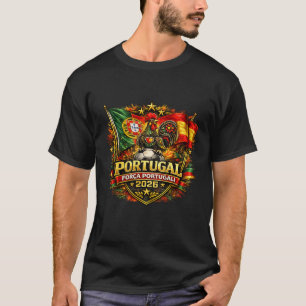 T-Shirt FORÇA PORTUGAL 🇵🇹 Fierté du Portugal