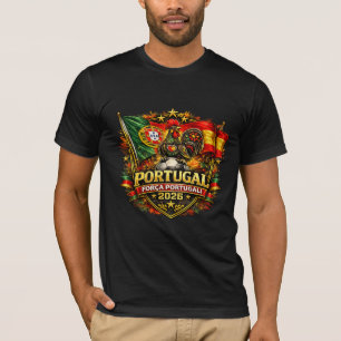 T-Shirt FORÇA PORTUGAL 🇵🇹 Fierté du Portugal