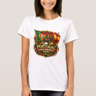 T-Shirt FORÇA PORTUGAL 🇵🇹 Fierté du Portugal