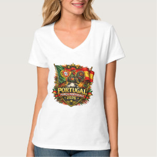 T-Shirt FORÇA PORTUGAL 🇵🇹 Fierté du Portugal