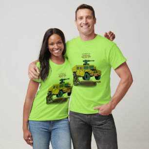 T-shirt Force à travers le sacrifice lime