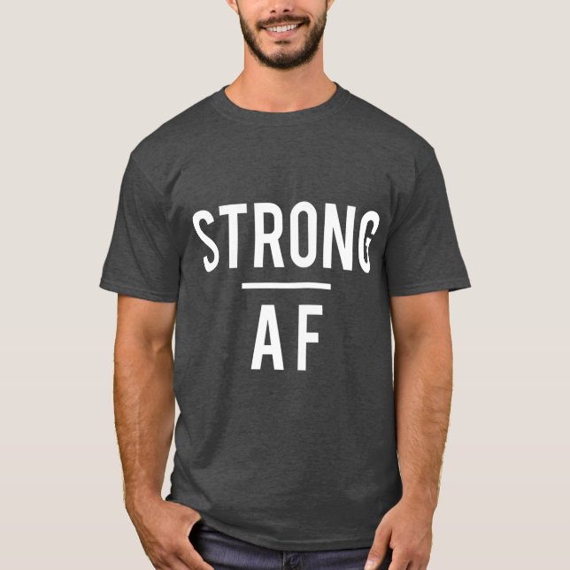 T-shirt Force AF pour entraînement poids de l'exercice mus (Devant)