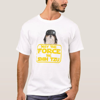 T-shirt Force be Shih Tzu Amoureux des chiens Sci fi Nerds