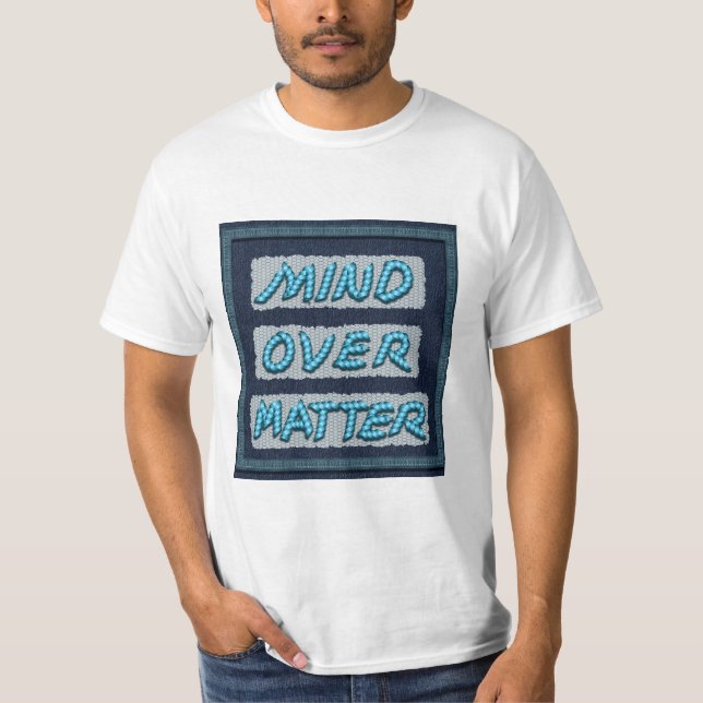 T-shirt "Force brodée, triomphe mental" (Devant)
