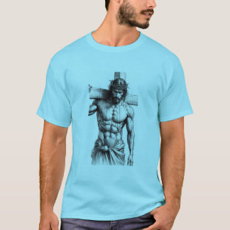 T-shirt Force crucifixion - Jésus portant la croix