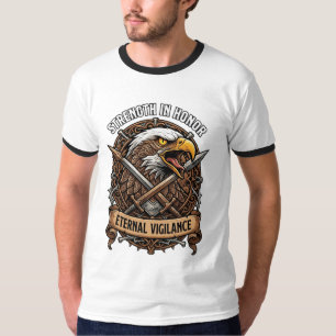 T-shirt Force Dans l'Honneur Vigilance Éternelle Aigle