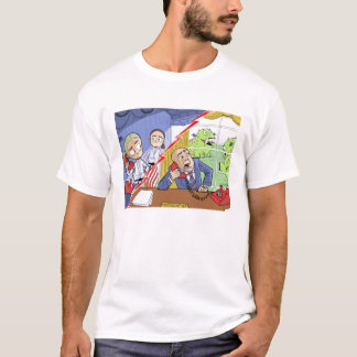 T-shirt Force de grève de ceinture noire par Heitz