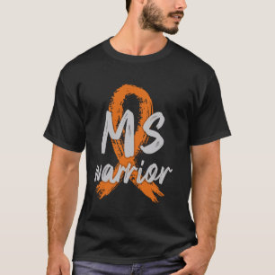 T-shirt Force de guerrier de sclérose en plaques Résilienc