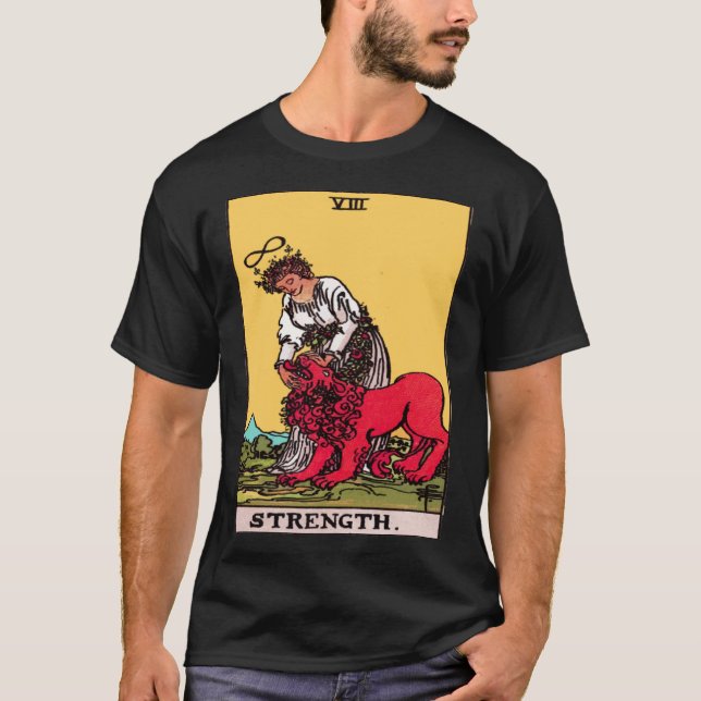 T-shirt Force de la carte Tarot (Devant)