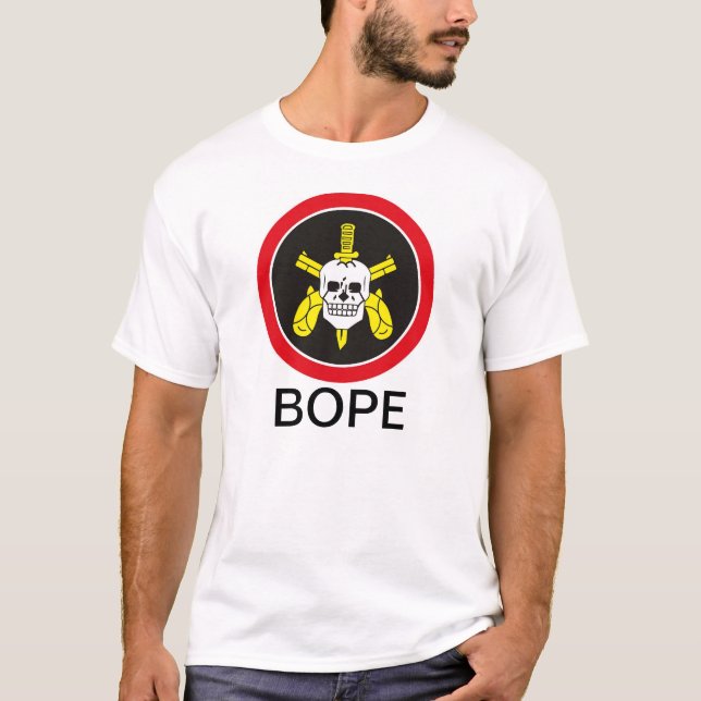 T-shirt Force de police spéciale de BOPE Tropa De Elite (Devant)