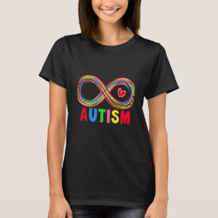 T-shirt Force De sensibilisation sur l'autisme Et Coeur No