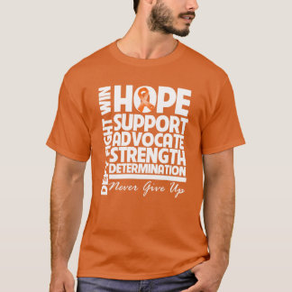 T-shirt Force de soutien d'espoir de leucémie