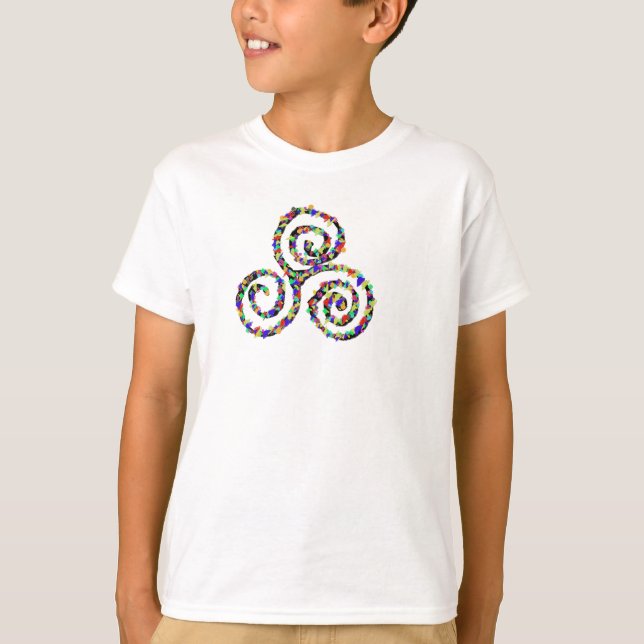 T-shirt Force de Triskelion celtique (Devant)