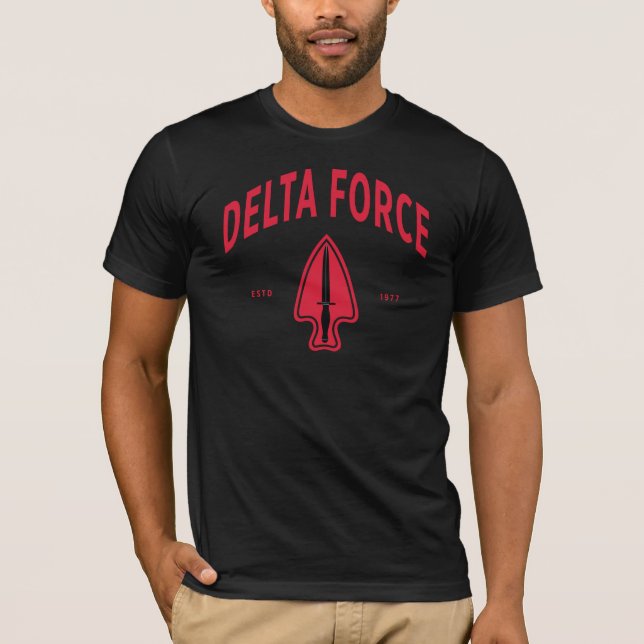 T-shirt Force Delta - forces spéciales des États-Unis (Devant)