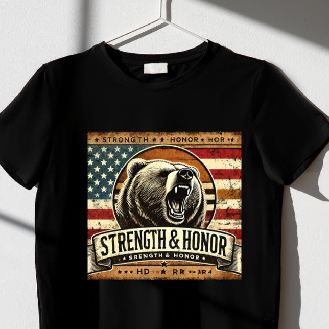 T-shirt Force et honneur. nous (Créateur téléchargé)