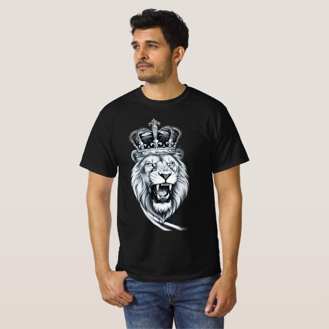 T-shirt Force graphique du roi lion royal (Devant entier)