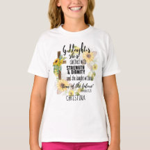 Force habillée Dignité Ado GODDAUGHTER Citation T-