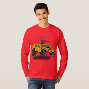 T-shirt Force par le sacrifice rouge